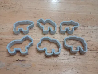Circus Animal Cookie Cutters