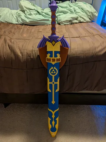 Legend of Zelda Master Sword and Scabbard Wall Mount Display (BOTW ...
