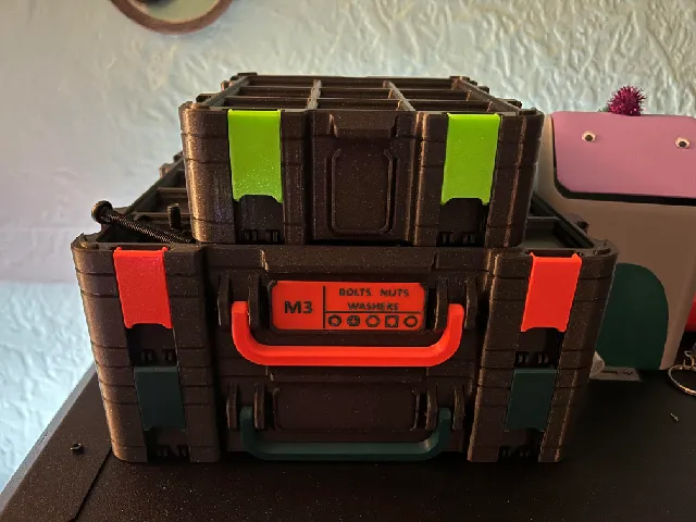 Make of Gridfinity Storage Box by Pred for PrusaMini by DakotaWLacy ...