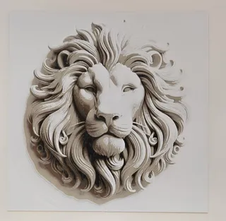 Lion Head-Hueforge by PRIYANK JHA | Download free STL model