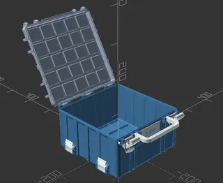 Gridfinity Rugged Storage Box, Parametric and Customizable by ...