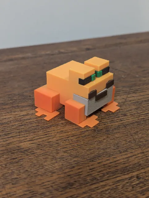 Make of Minecraft Frog by sliverbaer | Download free STL model ...