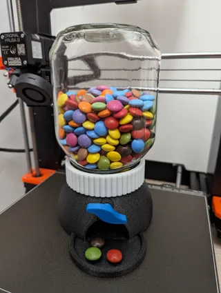 Nutella Jar Candy Dispenser by sui77, Download free STL model