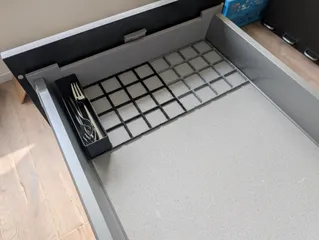 CLICKbase: a no-magnet, latching Gridfinity baseplate - all flush edges, easy expansion, very rigid