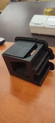 Tactile Button and Light Mount 38mm for DIN Rail TH35