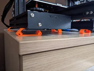 Anti-vibration feet for Ender 3 and other printers with 4040 V-Slot profile