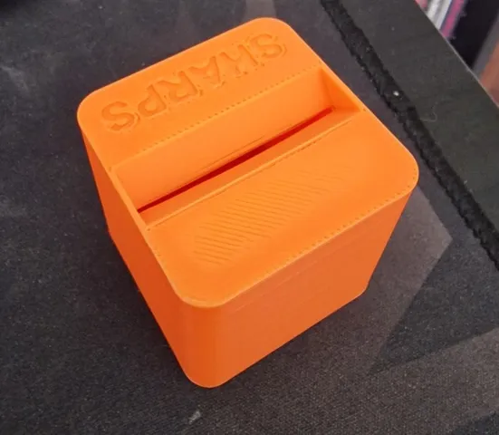 Simple Sealed Sharps Bin by RobMcFarlane | Download free STL model ...