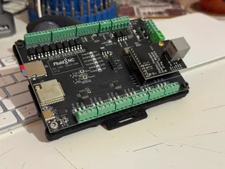 DIN mount for 6x CNC Controller for FluidNC