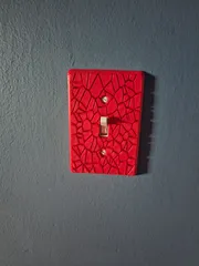 Voronoi Light Switch Cover