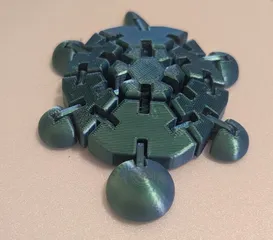 Articulating Flexi Fidget Turtle Toy