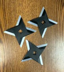 Shuriken (Ninja Star) with chopped off edges