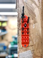 Hex bit holder (wall mount)