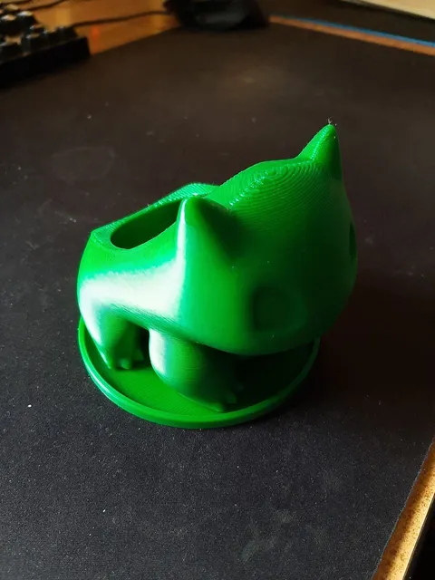 Make of Lightweight drip tray for the Pokémon Bulbasaur Planter by LGC ...