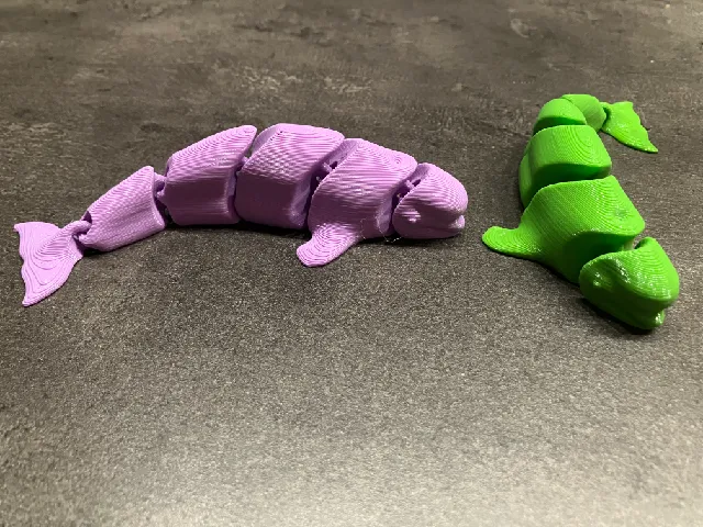 Articulated Beluga whale by Jopek Design | Download free STL model ...