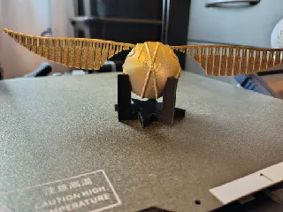 Golden Snitch - with infill - from two part
