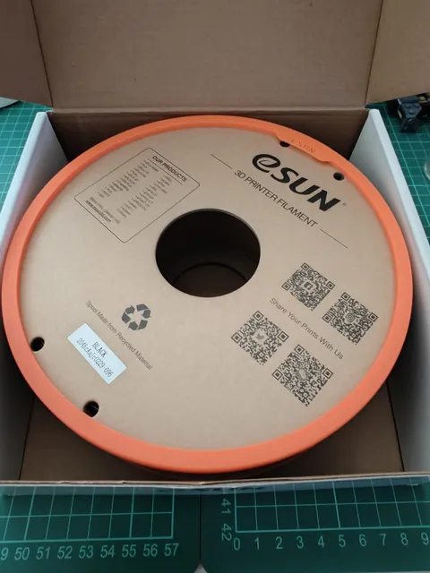 Make of ESUN Bambu Lab AMS Cardboard Spool Adapter Ring by LightValen ...