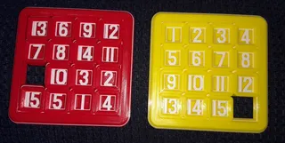 Sliding Number Puzzles - (print in place 15 puzzle)