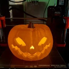 Jack-O-Lantern Carved Pumpkin