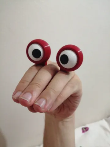 Eyes Finger Puppet by squinn | Download free STL model | Printables.com