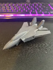 Print-in-place and articulated F14 Jet Fighter with Improved Wingdesign