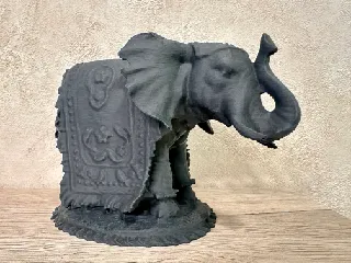 Elephant Sculpture 3D Scan