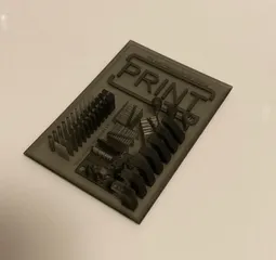 GoPrint resin test model（高普达树脂测试模型）
