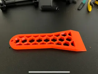 Table scraper - Prusa bed solution