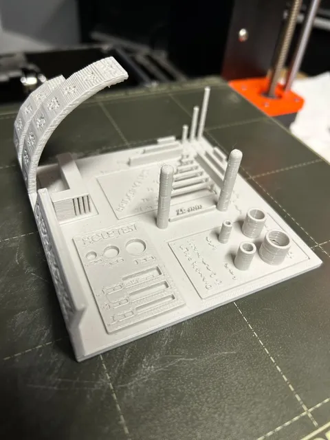 Make of Complete 3D Printer test all in one (stress test, bed level ...
