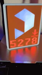Printables.com display:  user profile stats with ESP32