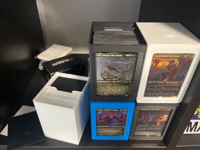 Stackable MtG Commander Deck Box by Ryan McLaughlin | Download free STL ...