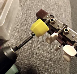 Guitar string winder power adapter