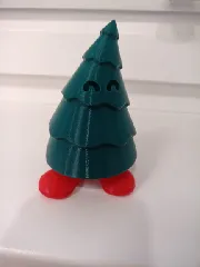 Cute Christmas tree with shoes