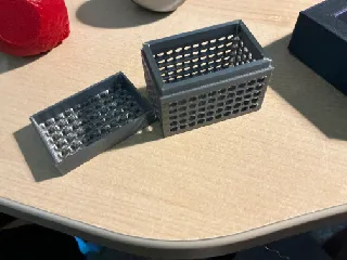 Circle Hole Box with Snap-On Lid!