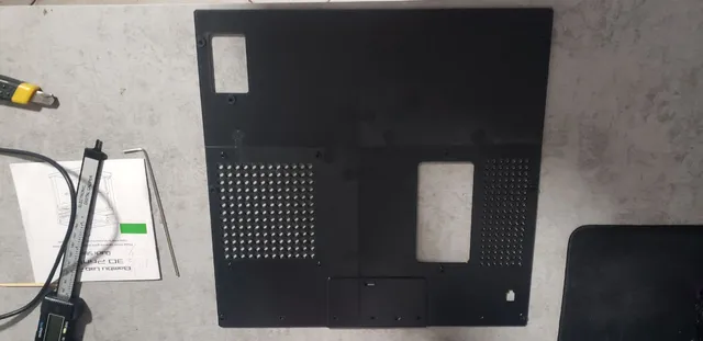 Bambu Lab P1P back/rear panel/cover for chamber fan installation by ...