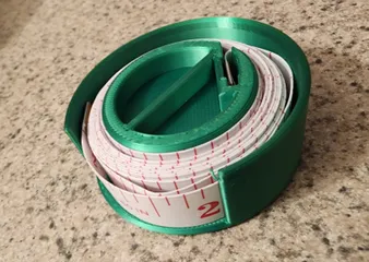 Soft Tape Measure Spool Remix - Parametric by codysechelski, Download free  STL model