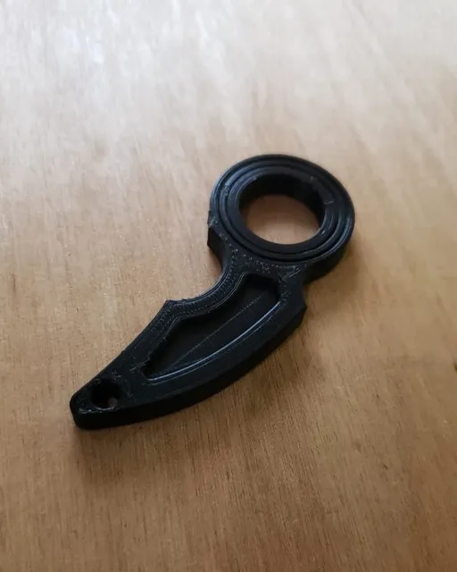 Make of Karambit key spinner Keyrambit by Tommegg | Download free STL ...
