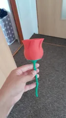 Stem for full size spiral vase rose