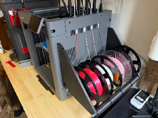 Flashforge Creator 5 (Pro) filament rack by EEdvard | Download free STL ...