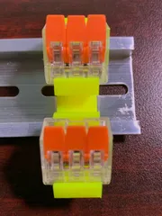 WAGO 221 DIN rail holder AWG 20-10