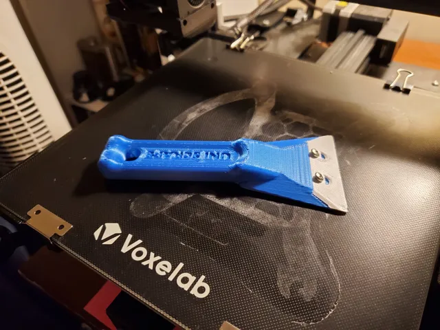 Make of Universal Scraper with replaceable 