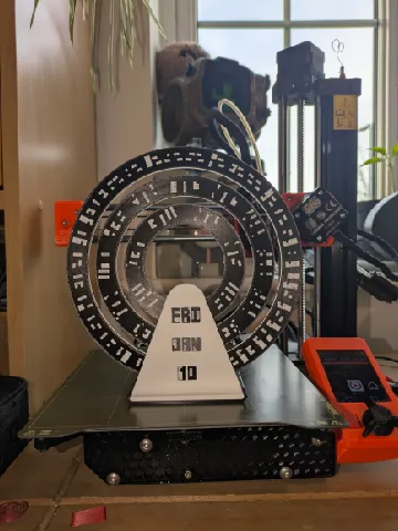 Cryptic Calendar by Trulli3D | Download free STL model | Printables.com