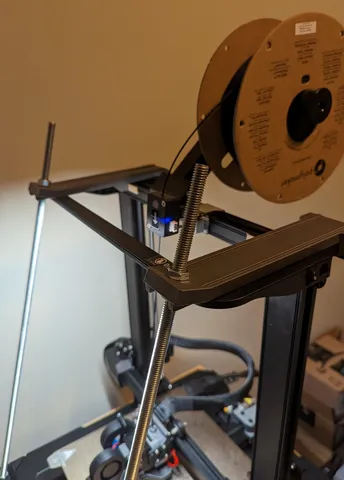 STL file ENDER 3 S1 AND S1 PRO PULL ROD STIFFENER 🧞‍♂️・3D printing model  to download・Cults