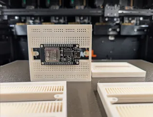 ESP-32 Breadboard with mounting holes - Remix to flip power markers on right side