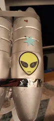 Alien Face and Keychain