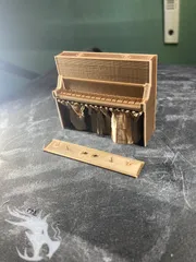 Upright piano ornament