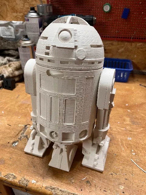 Make of Screen Accurate R2D2 Alexa Echo Dot 3 Dock by Floz | Download ...