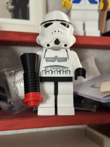 Star Wars Stormtrooper &amp; Captain Brick MegaFigures (5:1 Scale) by ...
