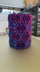 Tetrahex Ripple Vase
