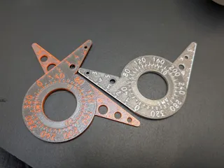 Vernier bevel protractor - Goniometer | Rapporteur | Winkelmesser