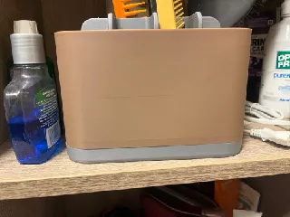 Modern Two-Tone Bathroom Organizer
